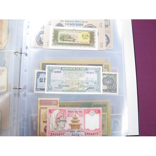 35 - Collection Of Over One Hundred And Sixty World Banknotes, includes Hong Kong, Germany, Malawi, Korea... 