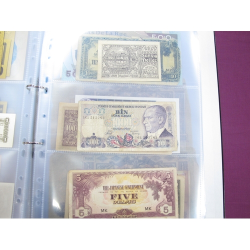 35 - Collection Of Over One Hundred And Sixty World Banknotes, includes Hong Kong, Germany, Malawi, Korea... 