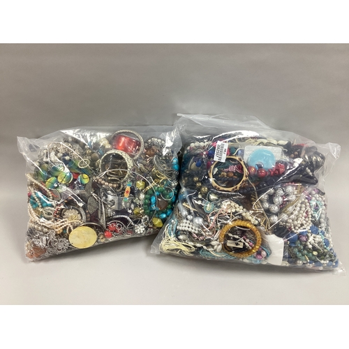 42 - A Mixed Lot of Assorted Costume Jewellery :- Two Bags [2082542] [2082557]