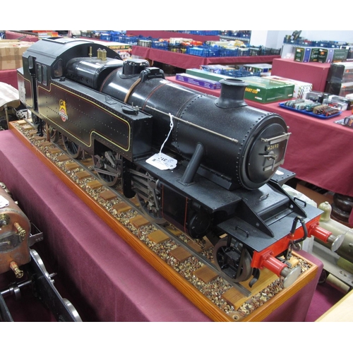 317 - A 3.5 Inch Live Steam L.M.S Class 4MT 2-6-4 Tank Steam Locomotive BR Black R/No 42693, engineered to... 