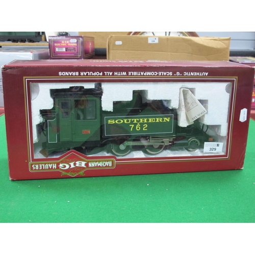 329 - A Bachmann 'G' Gauge Big Hauliers 2-4-2 Steam Tank Locomotive, Southern Green 