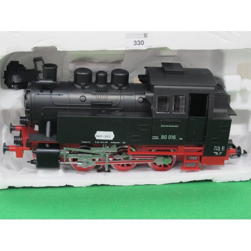 330 - A Piko 'G' Gauge Ref/No 37120 (Loco from Freight Starter Set) 0-6-0 Class 08 Steam Tank Continental ... 