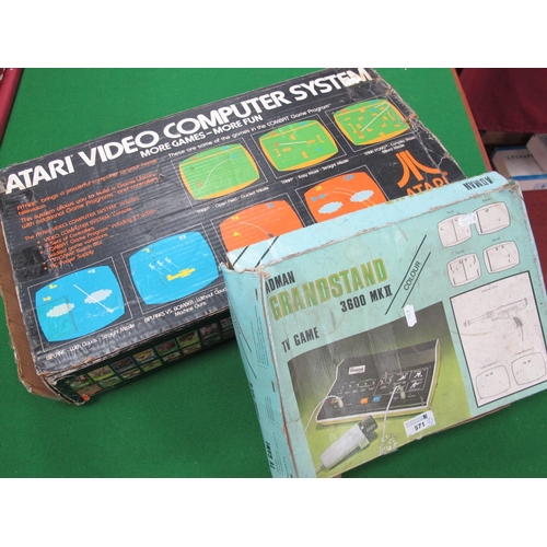 571 - A Boxed Atari CX-2600 Video Computer System, Accessories Include Two Paddles, One Joystick. CX-2632-... 