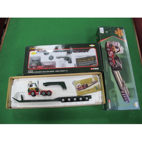 617 - Two Corgi 'Eddie Stobart Ltd' 1:50th Scale Diecast Model Commercial Vehicles comprising of #CC12610 ... 