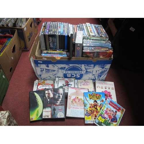 1030 - D.V.D.'s - Harry Potter, Skyfall, Hugo, Game of Thrones, etc:- One Box