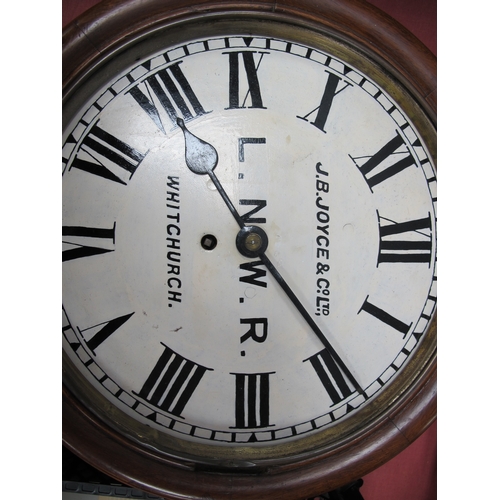 343 - L.N.W.R Railway Clock, 