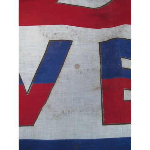 1458 - A King George VI Coronation Flag 'God Save The King', measuring 72cm x 82cm.