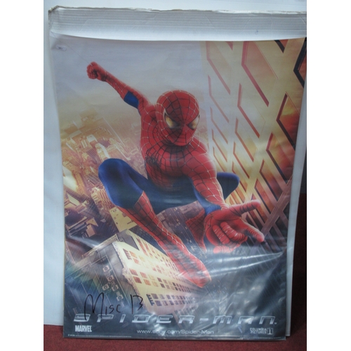 1053 - Posters ro include Star Wars twelve Phantom Menace and one Yoda, six Spider-Man 2002 featuring Spide... 