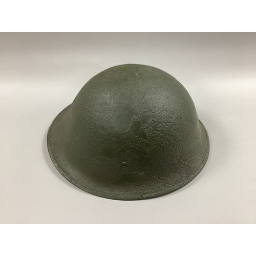 749 - British Army Mark 3 Turtle Combat Helmet, with liner and chin strap.