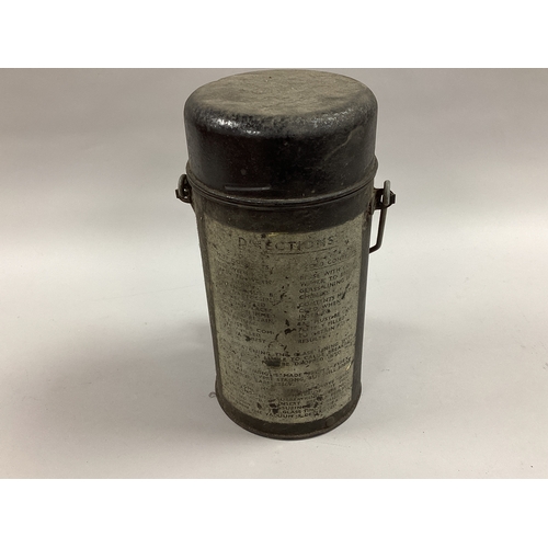 767 - World War II British Army Thermos Flask, with military broad arrow and year 1943 on base.