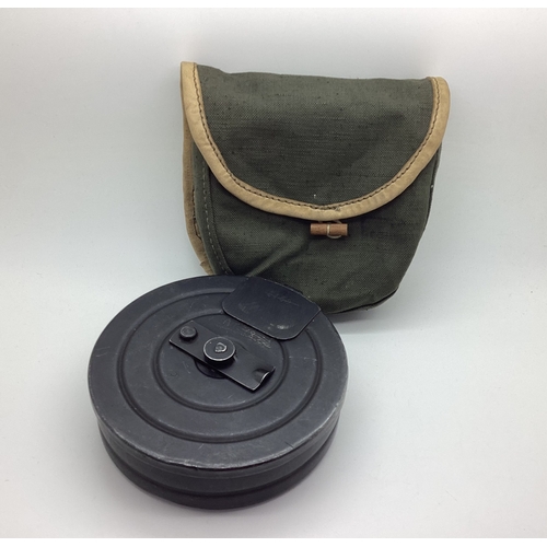 769 - Russian PPSH-41 drum magazine and webbing pouch.