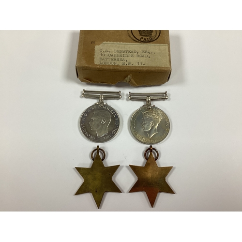 862 - WWII British Medal Group With Box, 1939-45 Star, Africa Star, Defence Medal and 1939-45 War Medal. (... 