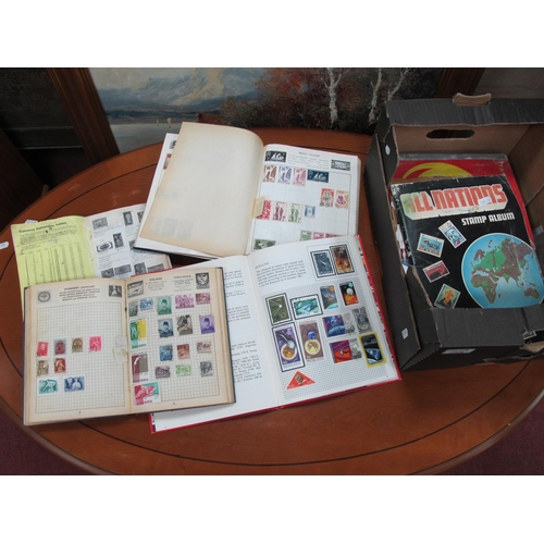 1006 - Stamps; World stamp collection, early to modern, housed in seven junior albums, one stockbook and a ... 