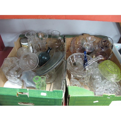 1054 - Punch Bowl, trinket sets, other glassware, Two Boxes.