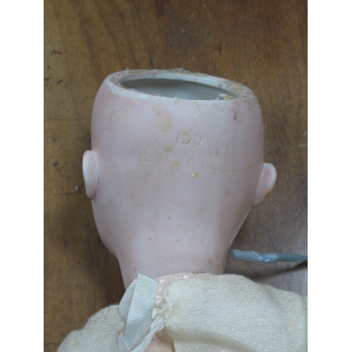 1129 - Two Bisque Headed Open Mouthed Composition Dolls to include; Kestner Mould No. 136.6 20, 20 Inches i... 