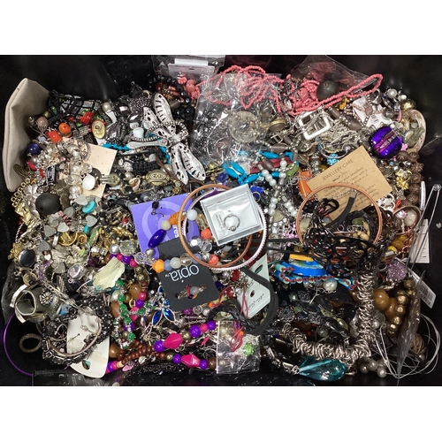 51 - A Mixed Lot of Assorted Costume Jewellery :- One Box