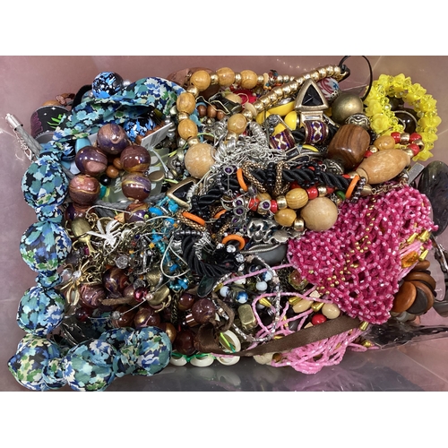 53 - A Mixed Lot of Assorted Costume Jewellery :- One Box