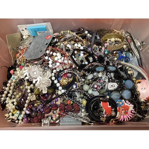 54 - A Mixed Lot of Assorted Costume Jewellery :- One Box