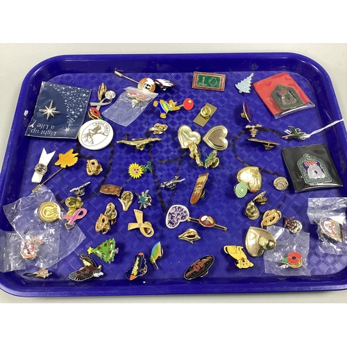 87 - A Collection of Assorted Pin Badges, including Avon, British Association of Occupational Therapists,... 