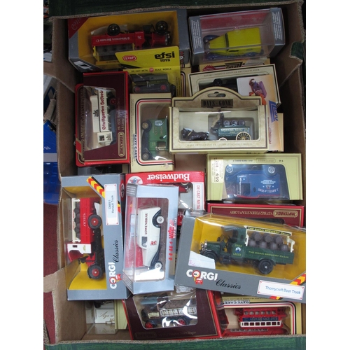 327 - A quantity of diecast model vehicles by Corgi, Lledo, Vitesse, Matchbox and other to include Corgi D... 