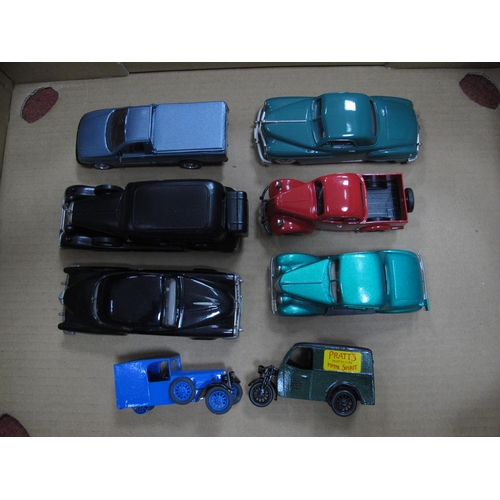 378 - Eight White Metal Model Vehicles predominatly 1:43rd scale by Brooklin Models, Motor-Pro and other t... 