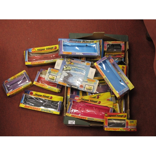 435 - A quantity of original diecast model vehicle Empty Boxes by Matchbox to include Speed Kings K-32 Sho... 