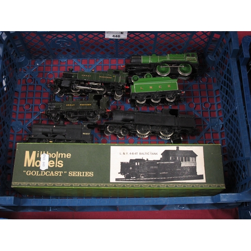 446 - A Millholme Models 'OO' Gauge/4mm part built Landy 4-6-4 Baltic Tank Steam Locomotive; built/painted... 