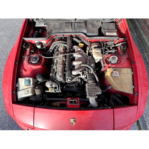 1000 - [J974 BVF]1991 Porsche 944 S2 Coupe, in Guards Red, Black leather interior. 3 litre 16-valve I4 208b... 