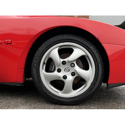 1000 - [J974 BVF]1991 Porsche 944 S2 Coupe, in Guards Red, Black leather interior. 3 litre 16-valve I4 208b... 