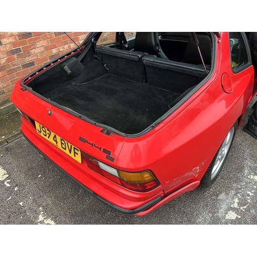 1000 - [J974 BVF]1991 Porsche 944 S2 Coupe, in Guards Red, Black leather interior. 3 litre 16-valve I4 208b... 