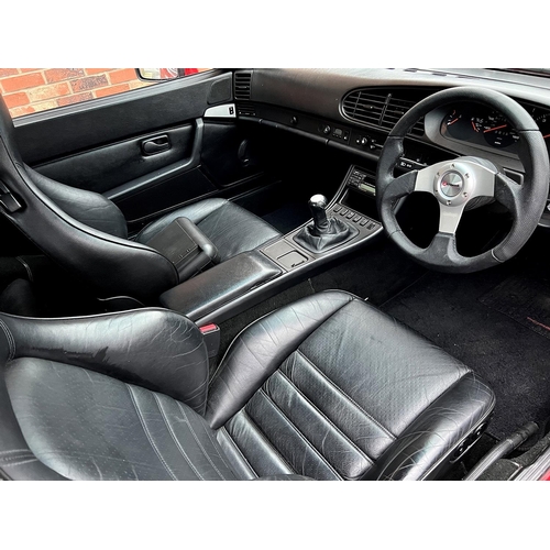 1000 - [J974 BVF]1991 Porsche 944 S2 Coupe, in Guards Red, Black leather interior. 3 litre 16-valve I4 208b... 