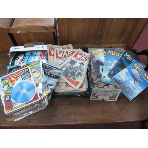 1105 - A Large Collection of Magazines, to include Meccano Magazine War Time inc. 1940, 1941, Meccano Magaz... 