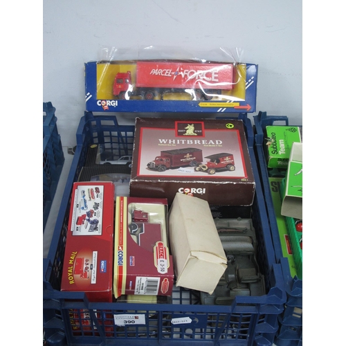 390 - A Small Collection of Twelve Diecast Vehicles, Corgi Royal Mail, Cararama, (4), etc; of interest is ... 