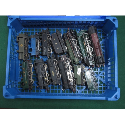 406 - Ten 'OO' Gauge/4mm Unboxed Steam Locomotives, comprising a Wrenn and Dublo 