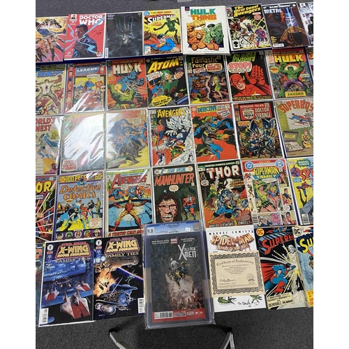 496 - Approximately One Hundred and Eighty 1960's to Modern American Comic Books. To include comics by Mar... 