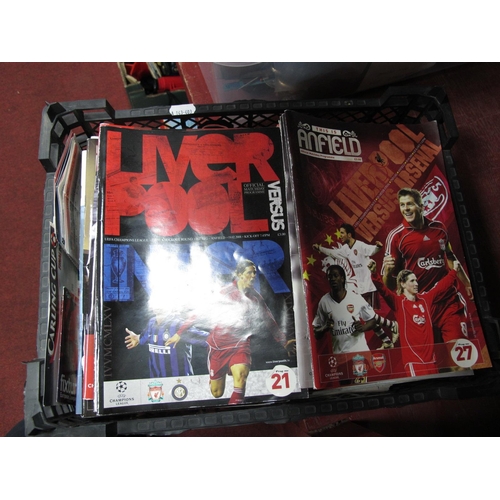 1065 - Liverpool FC tickets and programmes from the early 2000s including mainly champions league and FA cu... 