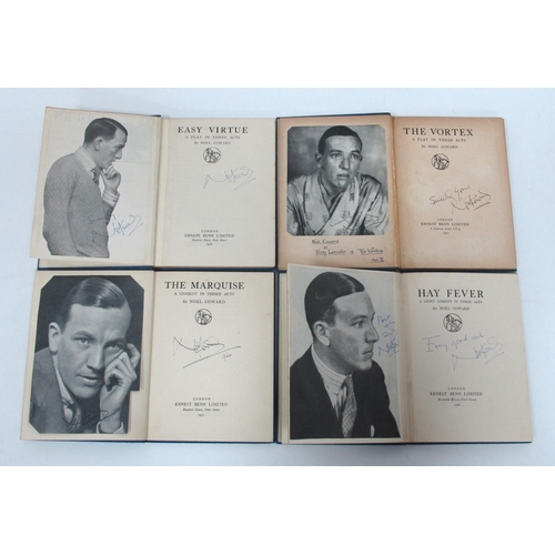 1339 - Five Signed Noel Coward (unverified) Books, two dated 1928 and 1934 including: The Marquise, Easy Vi... 