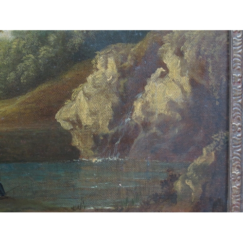 1174 - R. COPE (Late XIX Century) 
Figures and Cattle by a Pond, oil on board, signed lower right, 
24 x 34... 