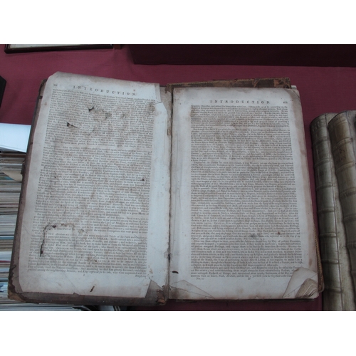 1342 - Three XVII and XVIII Century Antiquarian Vellum Bound Books - Q. Septimii Florantis, Hofmanni Lexico... 