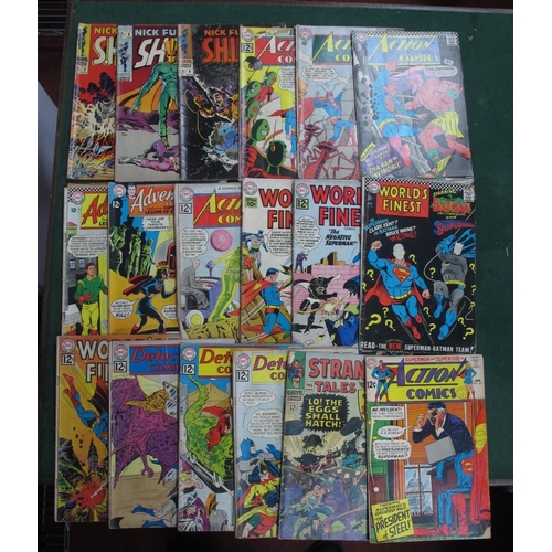 457 - Eighteen Comics by SC, Marvel to include Nick Fury Agent of S.H.I.E.L.D. #2, #6, #8, Detective Comic... 