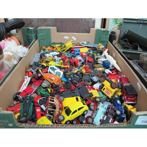 1004 - A large collection of diecast cars to include Majorette, Matchbox, Models of Yesteryear, Hot Wheels ... 