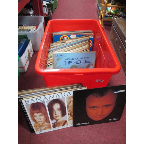 1082 - Approximately Seventy LPs, by Phil Collins, Eurythmics, Monkees, Hollies, Traffic, Rolling Stones, F... 