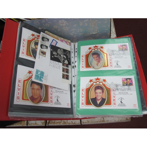 1092 - Elvis Presley Stamps and First Day Covers, including full sheets, mainly from U.S.