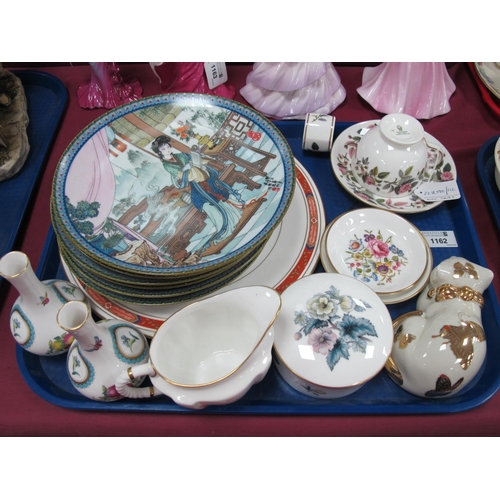 1162 - A Set of Six 1980's Imperial Jingdezhen Porcelain Collectors Plates, together with a Royal Worcester... 