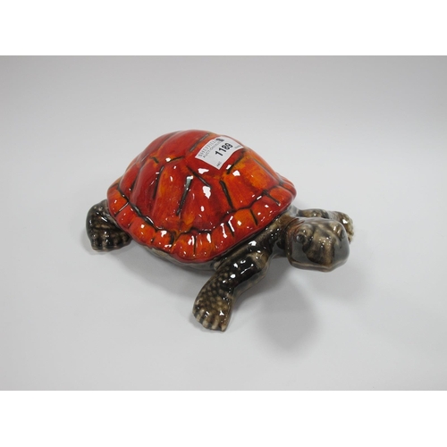 1189 - Anita Harris Model of a Tortoise, gold signed, 8cm high, 23cm long.