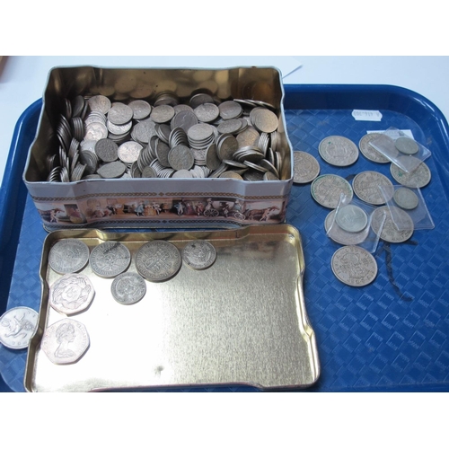 1320 - Coinage - 8 shillings and sixpence of pre-1947 GB silver. Nine half-crowns, a large quantity of sixp... 