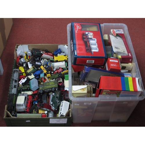 386 - A Quantity of Diecast Model Vehicles by Corgi, Burago, Lledo, Matchbox and Other, together with a qu... 