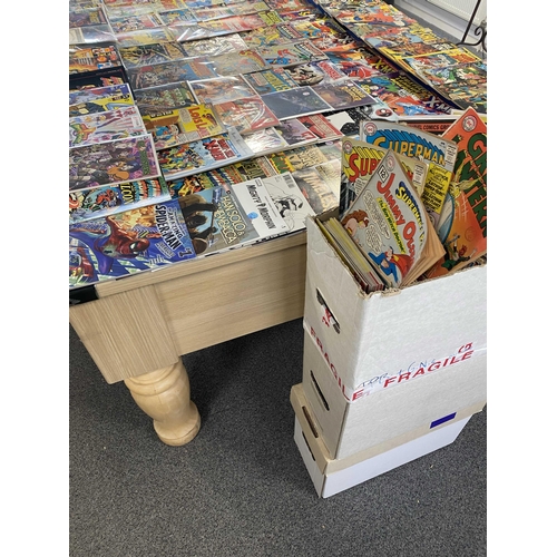 410 - Approximately Five Hundred and Fifty American Comics.1960's Silver Age to Modern by Marvel, DC and I... 