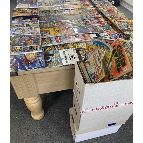 410 - Approximately Five Hundred and Fifty American Comics.1960's Silver Age to Modern by Marvel, DC and I... 