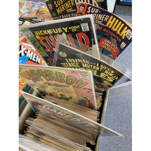 417 - Approximately Five Hundred and Fifty American Comics.1960's Silver Age to Modern by Marvel, DC and I... 